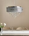 6 Lights Metal Chandelier Silver BARBEIRA_919759