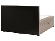 Divan Bed with Storage ESQUIRE Fabric Taupe 160 x 200 cm (EU King Size)_1016259