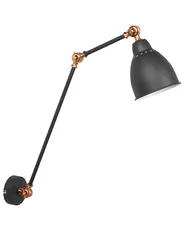 Wall Lamp MISSISSIPPI Adjustable Metal Graphite Grey_692542