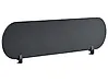 Przegroda na biurko SPARKY 160 x 40 cm Ciemnoszary