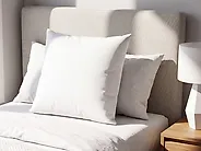 Bed Corduroy VALOGNES 180 x 200 cm (EU Super King) Light Beige_1182669