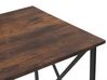 Písací stôl 115 x 60 cm tmavé drevo/čierna FUTON_820957