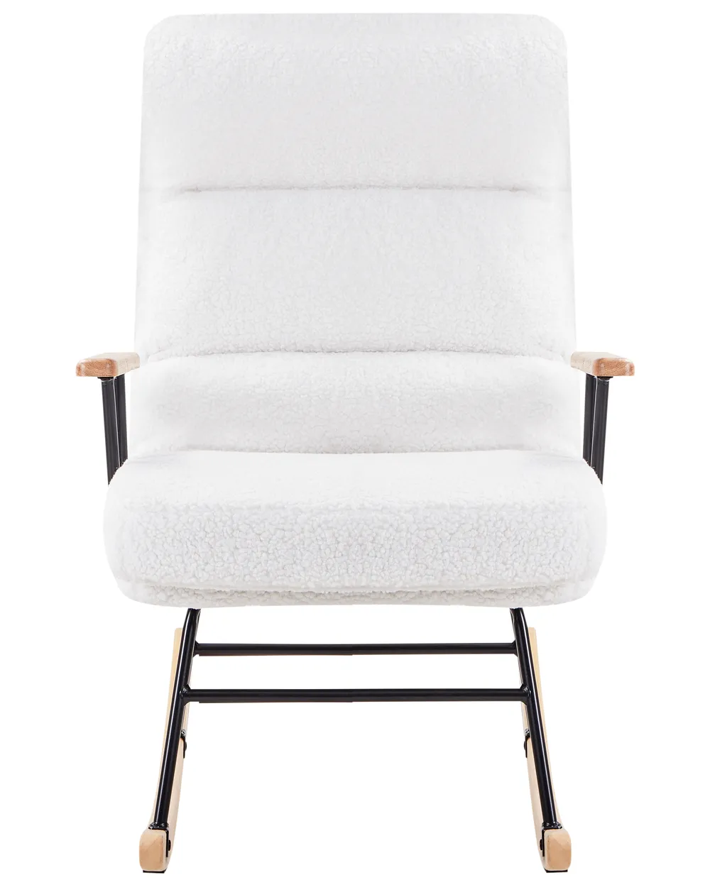 Rocking Chair ESKELIN Reclining Boucle Off-White_974736