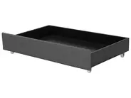 Bed with Storage Drawers MONTPELLIER Fabric Dark Grey 180 x 200 cm (EU Super King)_709569