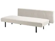 Sofa Bed 3 Seater ROYKKA Fabric Off-White_1071595
