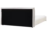 Waterbed Velvet LAVAUR 180 x 200 cm (EU Super King) Off-White_985524