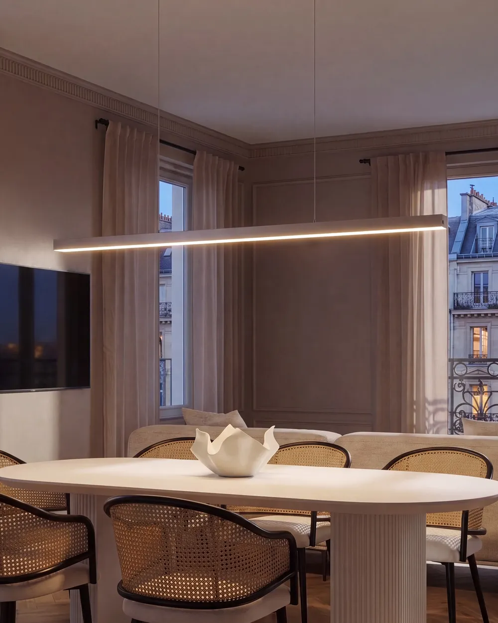 Lampa wisząca LED BADDANA Metal Srebrny