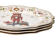 Zastawa stołowa 20-częściowa CARDAMOM Porcelana Biały_1191806
