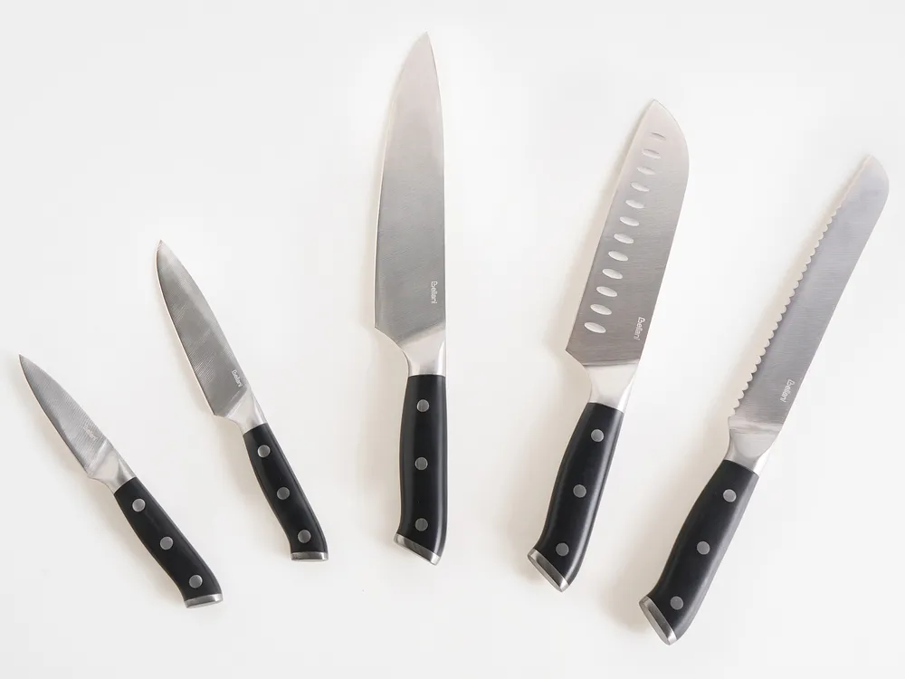 Set of 5 Knives in Block IKEDA Black_1022857