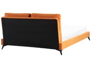Bed Velvet MELLE 160 x 200 cm (EU King Size) Orange_829888