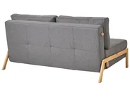 Sofa Bed 2 Seater EDLAND Fabric Dark Grey_731660