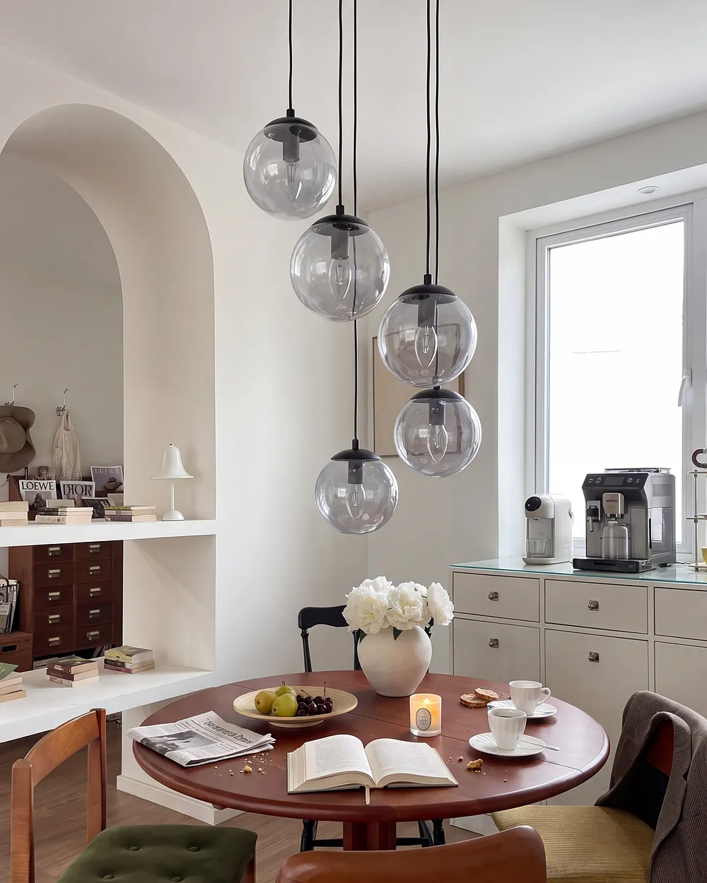 Lampa wisząca NOEL Szkło Czarny_1153850
