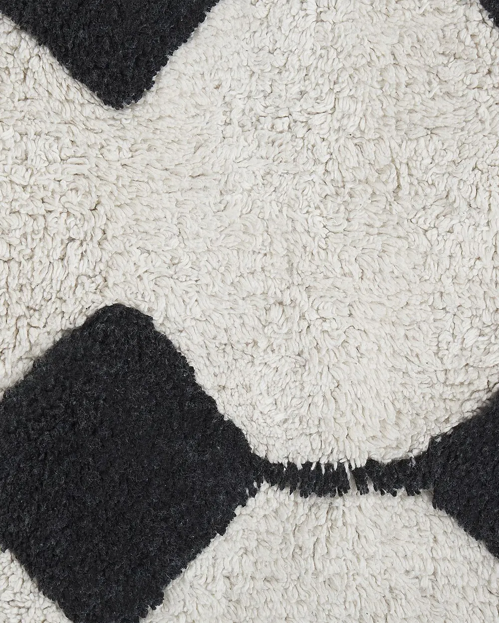 Tappeto KHEMISSET Bianco sporco 160 x 230 cm Cotone_830857