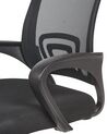 Cadeira de escritório em tecido preto SOLID_920016