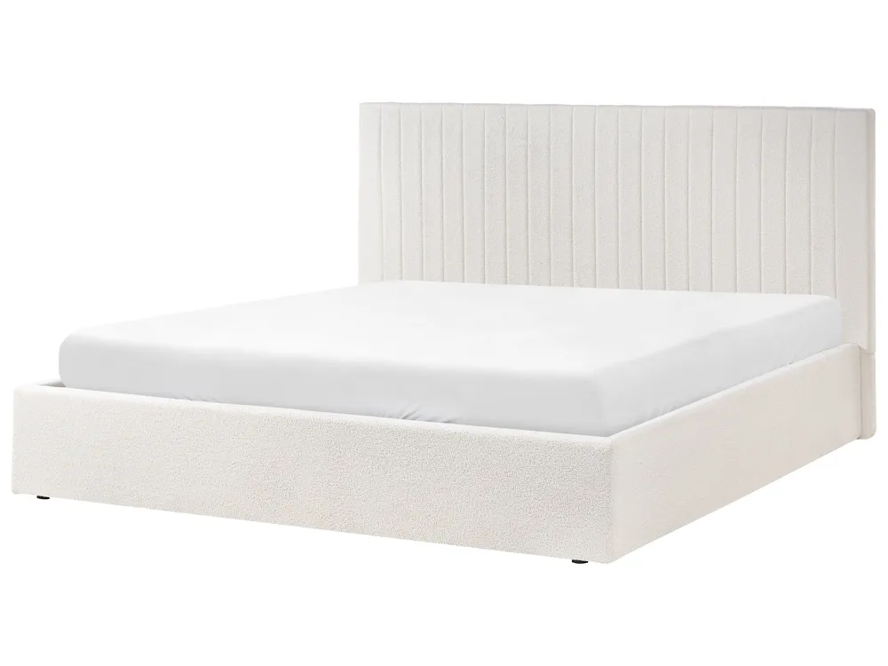 Ottoman Bed VION Boucle Off-White 180 x 200 cm (EU Super King)_1042560