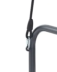 Patio Swing MARSCIANO Metal Dark Grey_961290