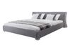 Sivá čalúnená posteľ 140 x 200 cm PARIS_743710