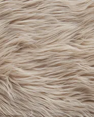 Faux Fur Rug MAMUNGARI Sand Beige 60 x 180 cm_826458