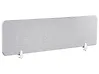 Przegroda na biurko ZIGGY 160 x 40 cm Jasnoszary