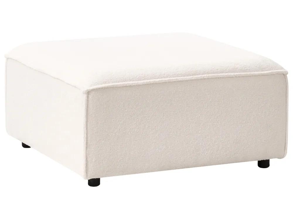 Modular Corner Sofa 2 Seater ARDAL with Ottoman Boucle Off-White Right Hand_908436
