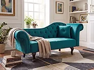 Right-Hand Chaise Longue LATTES II with Cushion Velvet Emerald Green_1184020