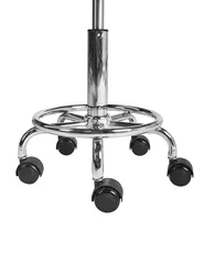 Saddle Stool DUMONT Faux Leather Black_1006872