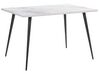 Mesa de comedor blanco/negro 120 x 80 cm SANTIAGO_775925