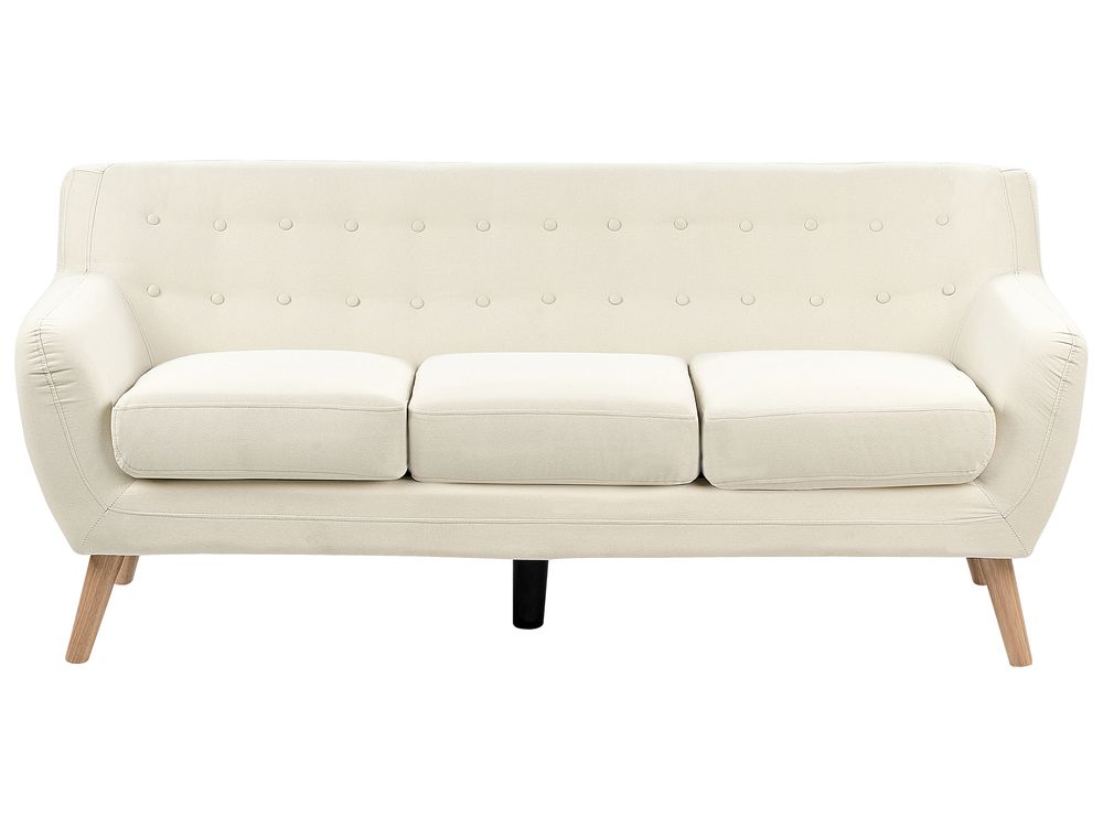 Sofa 3 Seater MOTALA Fabric Light Beige