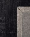 Vloerkleed viscose grijs/zwart 160 x 230 cm ERCIS_710218