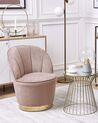 Velvet Armchair Beige ALBY_780885