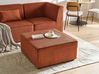 Ottoman LEMVIG Corduroy Golden Brown