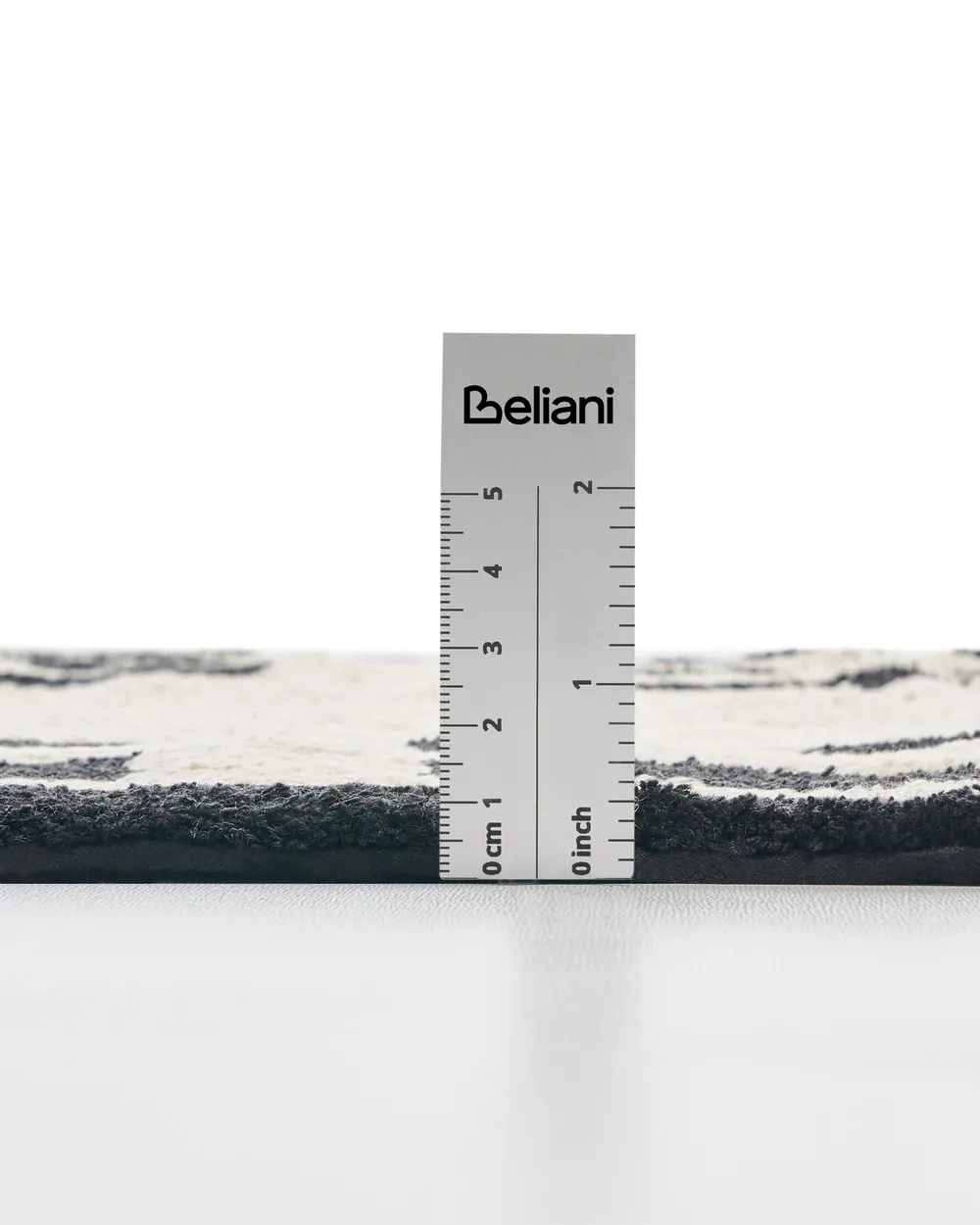 Bath Mat RISALU Black/ Beige 60 x 90 cm Cotton_1025907