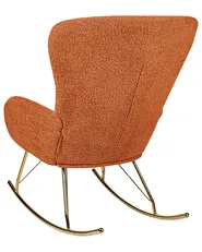Rocking Chair ANASET Boucle Orange_914720