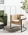 Armchair LARVIK Boucle Beige