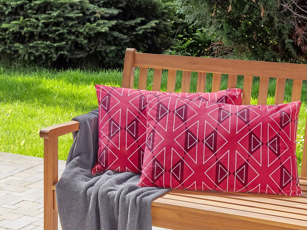 Pink patio cushions outlet