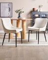 Set of 2 Dining Chairs Off-White EVERLY_881830