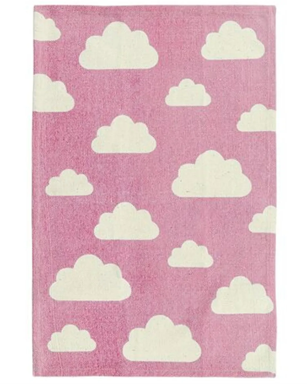 Tappeto per bambini GWALIJAR Rosa 60 x 90 cm Cotone_1179615