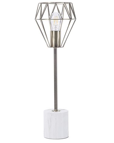 Veľká mosadzná kovová stolná lampa MOONI