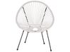 PE Rattan Bistro Set White ACAPULCO II_811586