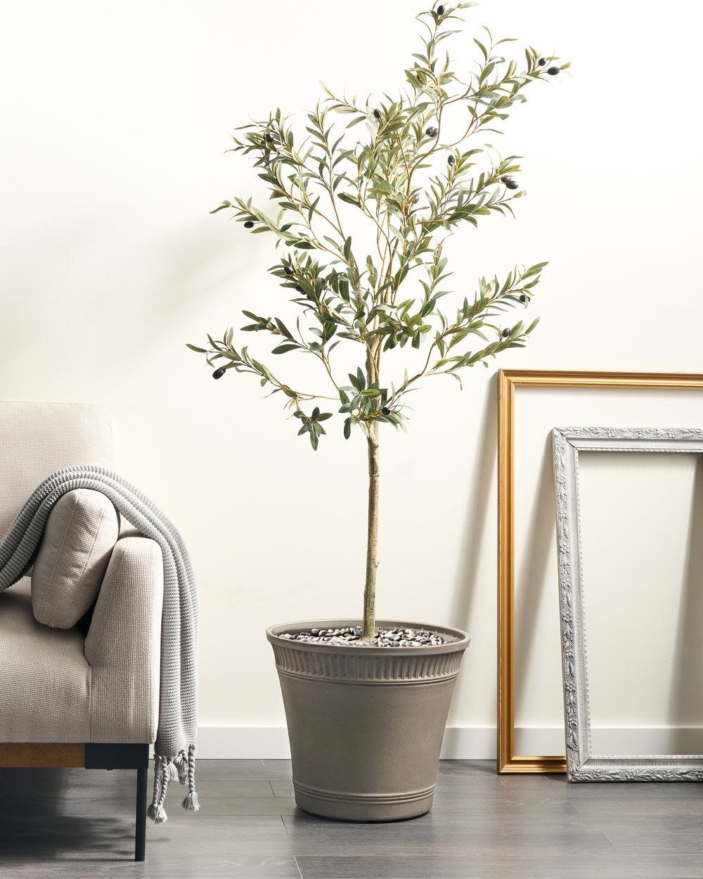Plant Pot CISTUS 44 cm Grey