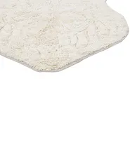 Tappeto da bagno CANBAR Beige chiaro 150 x 60 cm Cotone_905473
