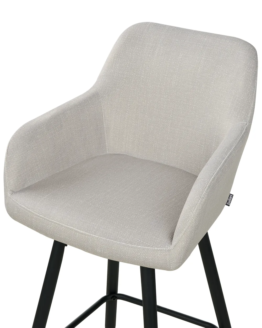 Set di 2 sedie alte CASMALIA Velluto Tortora_898962