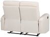 Velvet Electric Recliner Living Room Set White VERDAL_904887