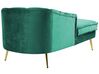 Chaise longue velluto verde smeraldo destra  ALLIER_872812