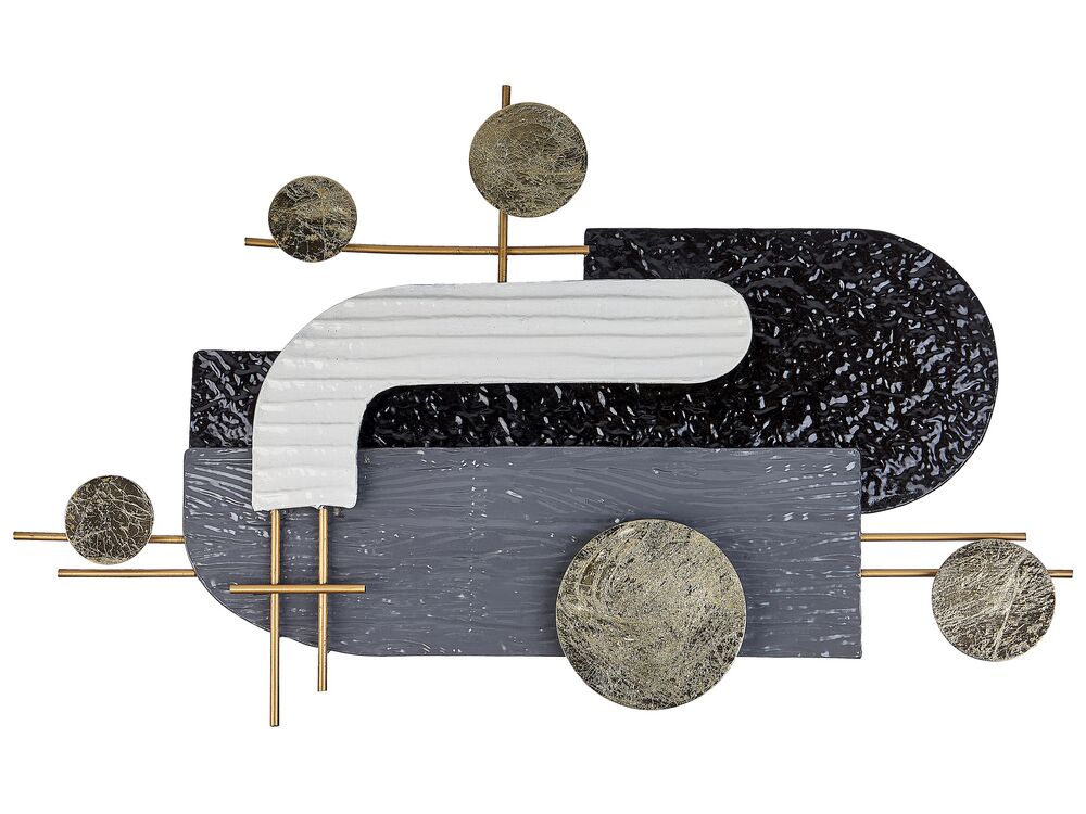 Decorațiune de perete LUTETIUM Metal 55 cm Negru