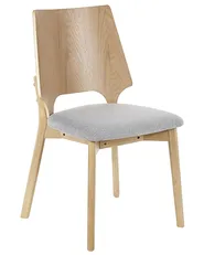 Set of 2 Dining Chairs ABEE Light Brown_837170