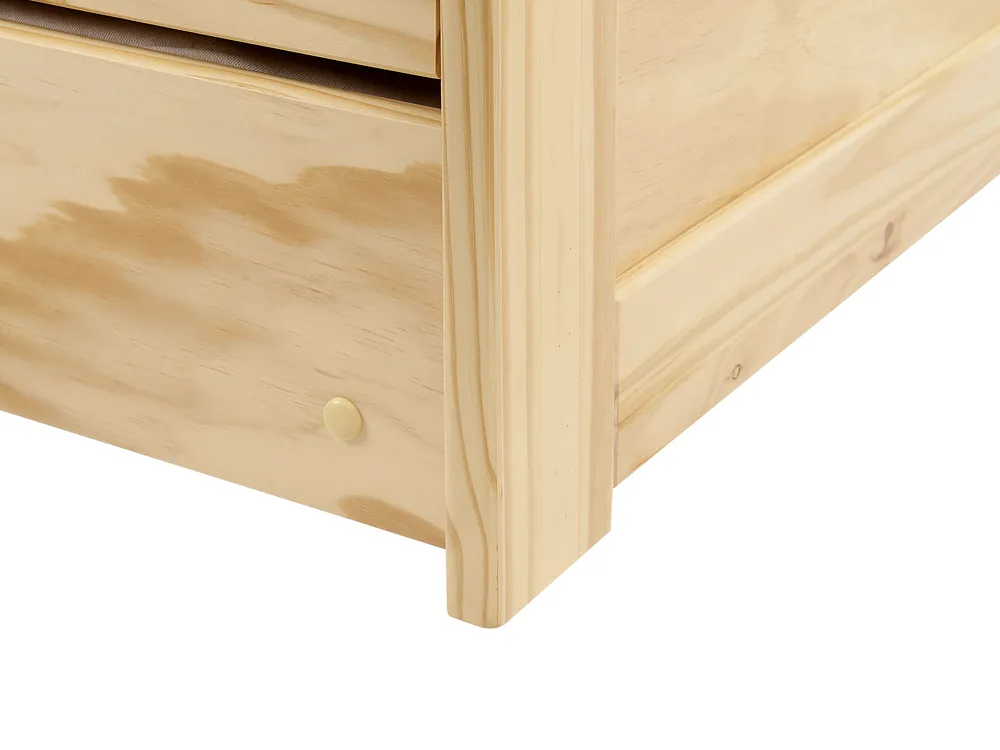 Trundle Bed Pine Wood PETIVILLE 90 x 200 cm (EU Single) Light Brown_939663