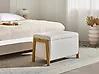 Storage Bench EDLAND Boucle White