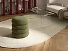 Pouffe SUMPTER Boucle Green