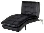 Chaise Longue LOIRET Velvet Black_877652